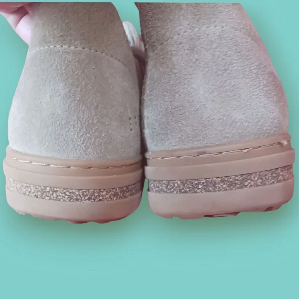 Birkenstock Bend Low  Lace-Up Sneakers Size 37  Color Gray Taupe